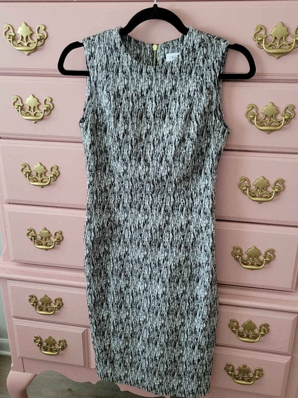 Black and white dress